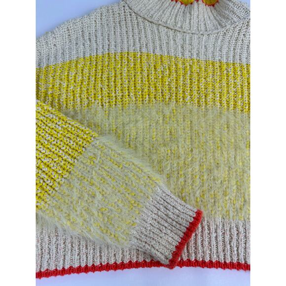 Free People Size XS Sunbrite Cotton Blend Sweater Cropped Oversized REVOLVE - Picture 16 of 16